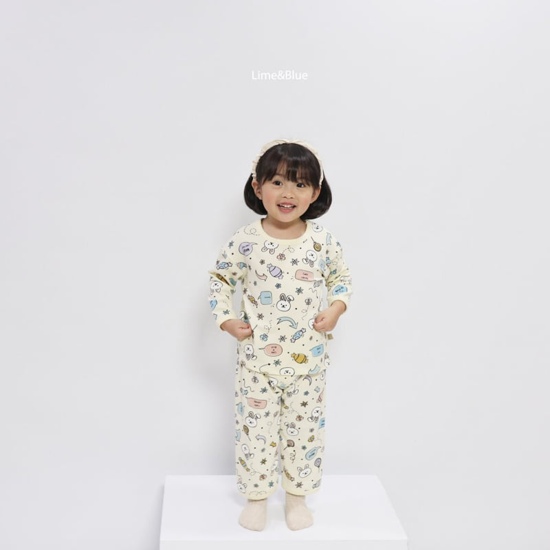 Lime & Blue - Korean Women Fashion - #romanticstyle - Candy Bunny Easywear (Dad) - 8