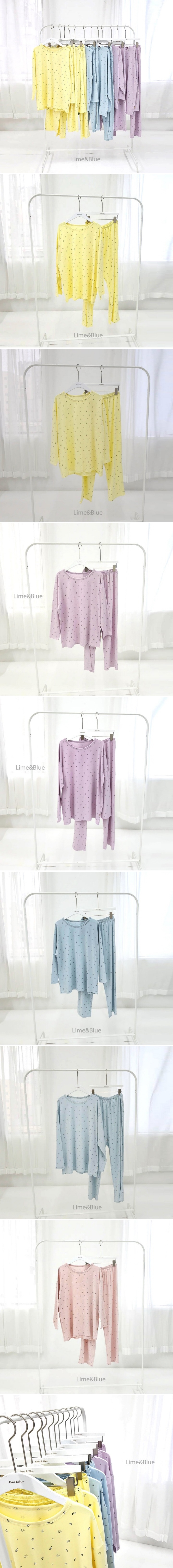 Lime & Blue - Korean Women Fashion - #shopsmall - Organic Leaf Easywear (Dad) - 2