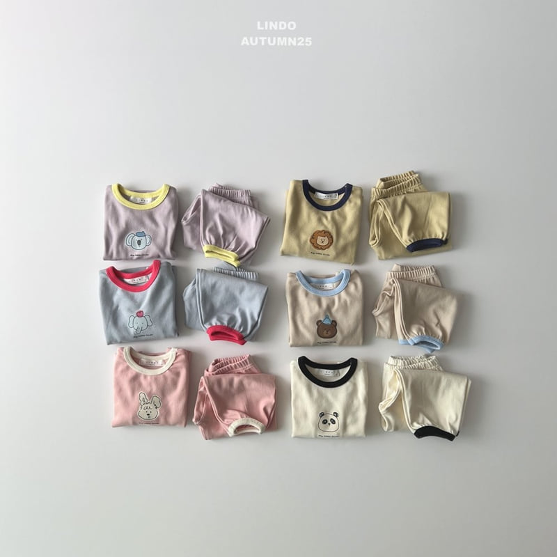 Lindo - Korean Children Fashion - #childofig - Animal Easywear Set