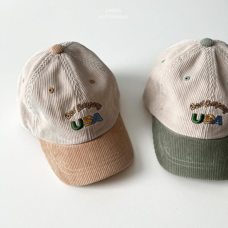 Lindo - Korean Children Fashion - #designkidswear - USA Corduroy Hat - 6