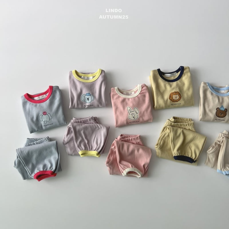 Lindo - Korean Children Fashion - #designkidswear - Animal Easywear Set - 4