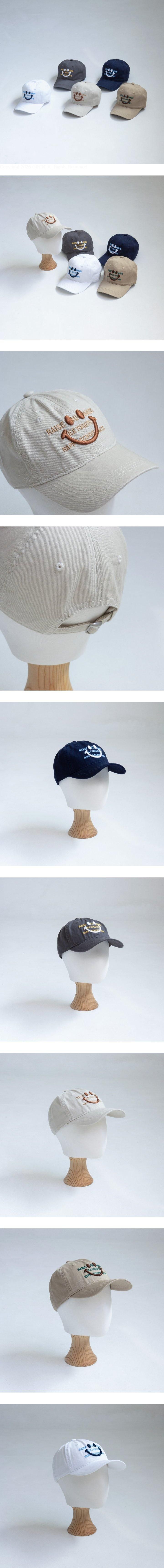 Little Hat - Korean Children Fashion - #childofig - Smile Embroidery Ball Cap