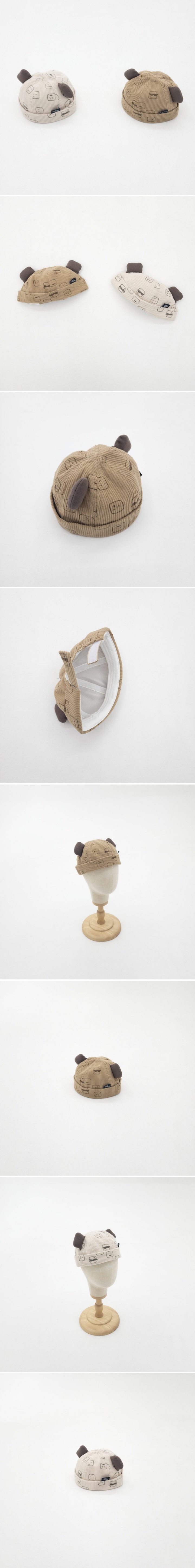 Little Hat - Korean Children Fashion - #prettylittlegirls - Corduroy Cube Hat