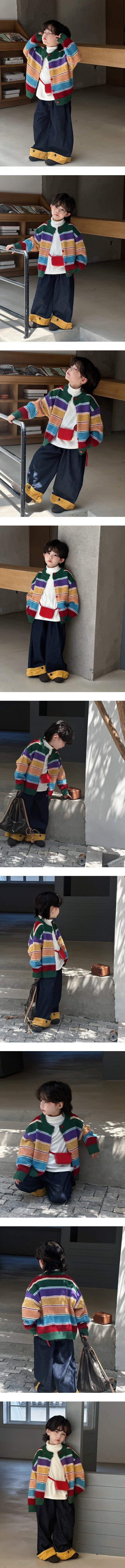 Little Rabbit - Korean Children Fashion - #designkidswear - Rainbow Cardigan