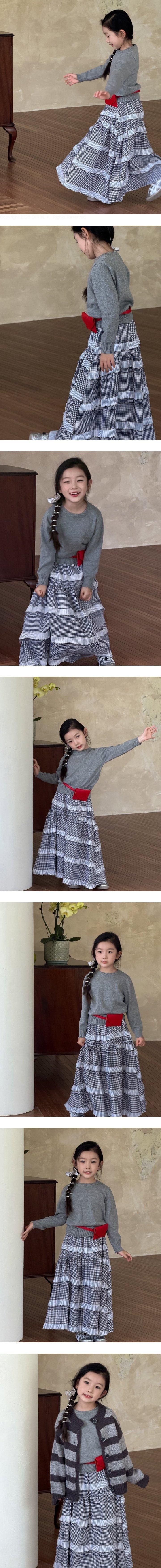 Little Rabbit - Korean Children Fashion - #magicofchildhood - Tiered Skirt