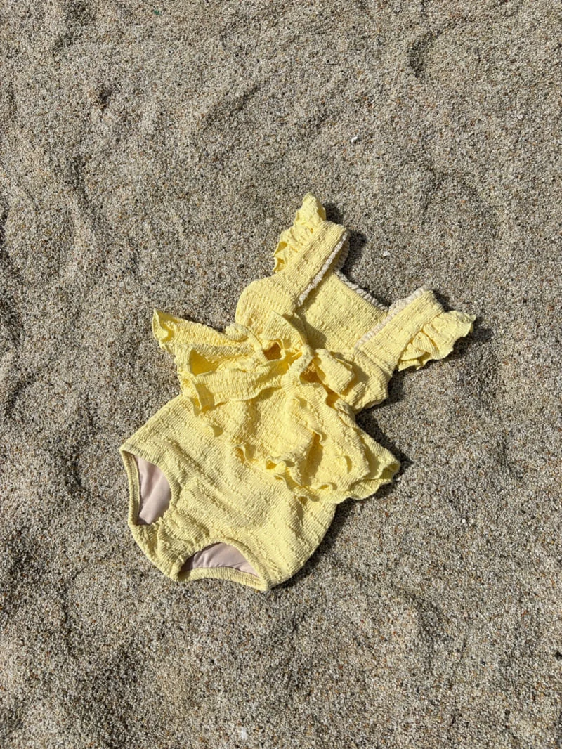 Log101 - Korean Children Fashion - #Kfashion4kids - Butterfly Frill Swimsuit - 12