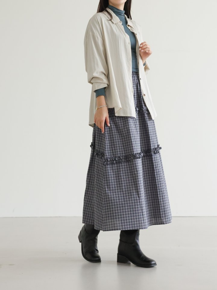 Lovely - Korean Women Fashion - #momslook - Recto Pleated Shirt