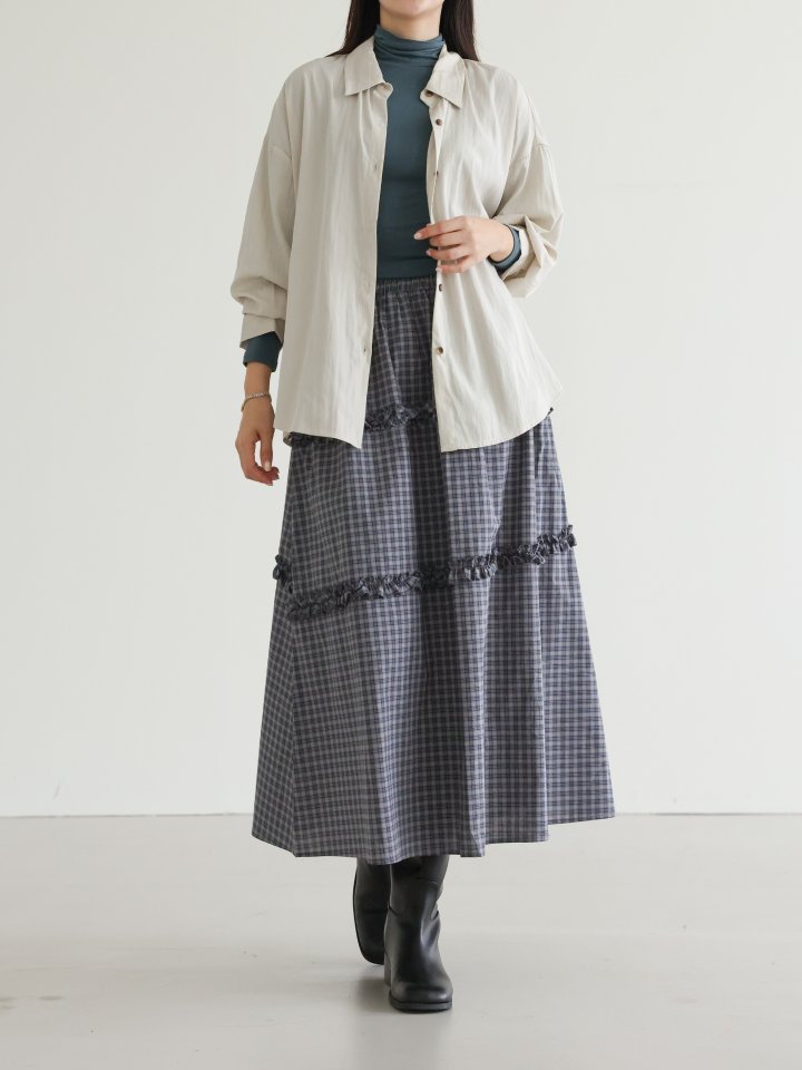 Lovely - Korean Women Fashion - #momslook - Recto Pleated Shirt - 3