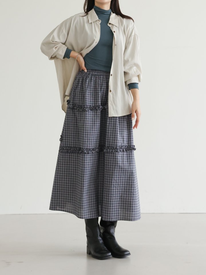 Lovely - Korean Women Fashion - #momslook - Recto Pleated Shirt - 5