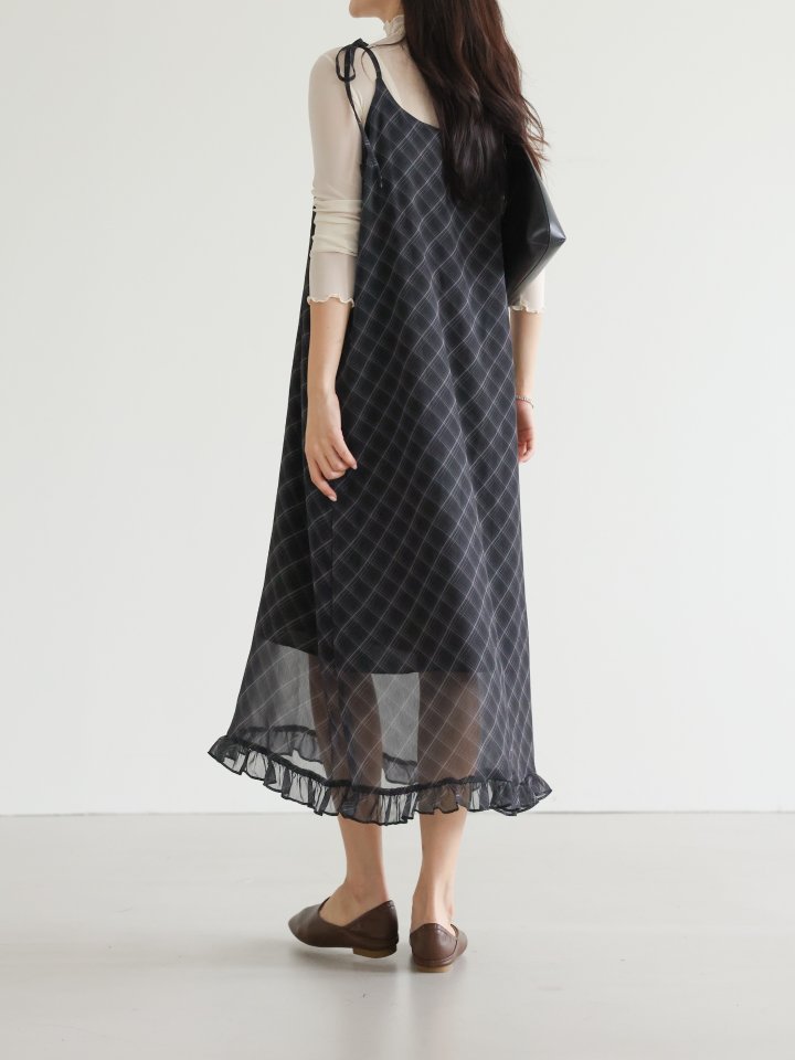 Lovely - Korean Women Fashion - #momslook - Paper Chiffon One-piece - 5