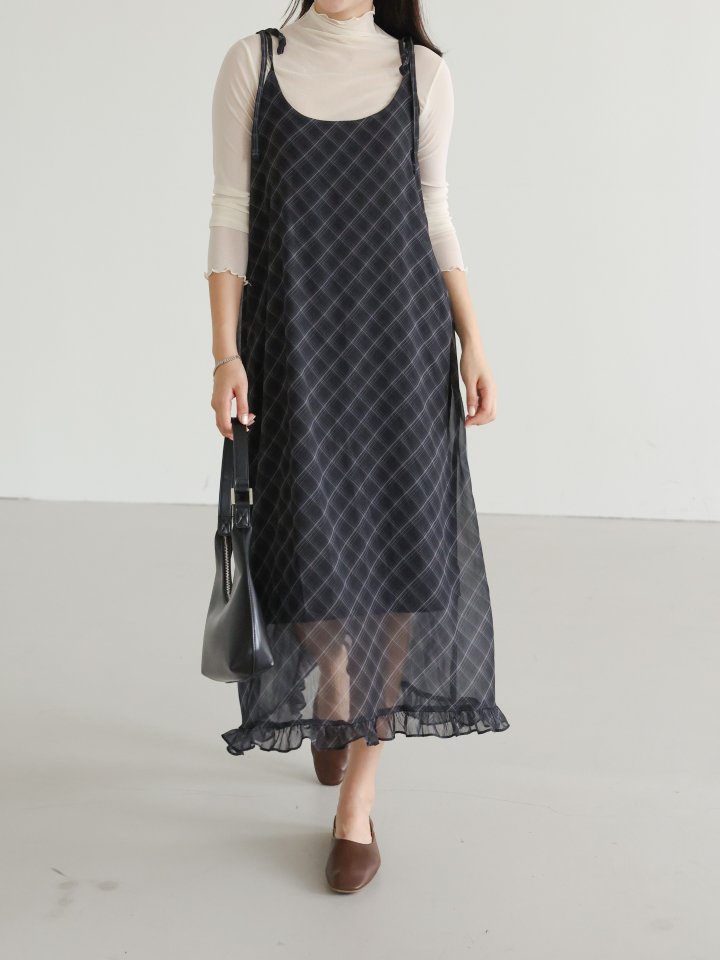 Lovely - Korean Women Fashion - #momslook - Paper Chiffon One-piece - 7