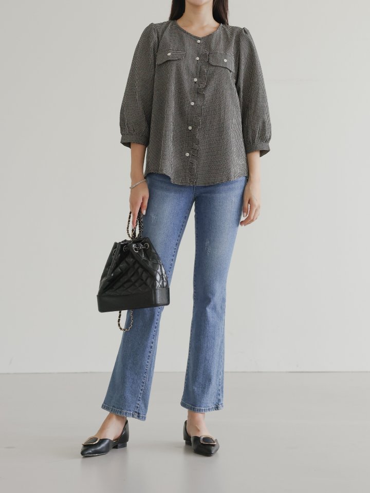 Lovely - Korean Women Fashion - #momslook - Egg Blouse