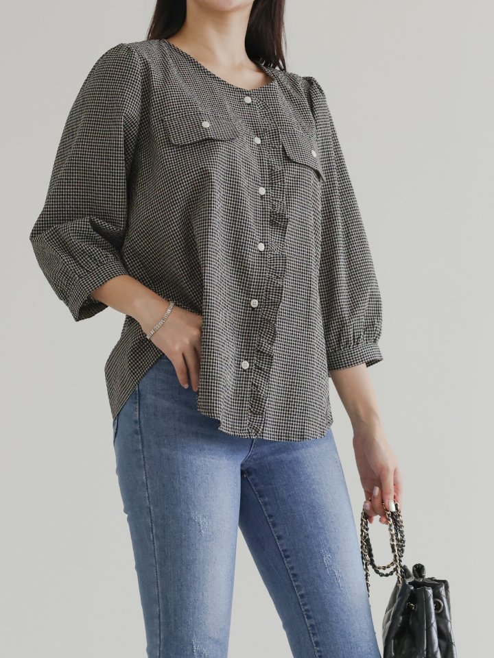Lovely - Korean Women Fashion - #momslook - Egg Blouse - 5