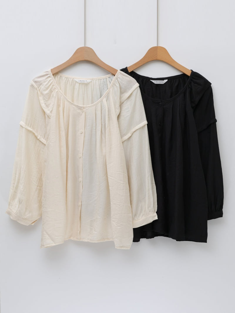 Lovely - Korean Women Fashion - #momslook - Mare Pintuck Blouse - 12