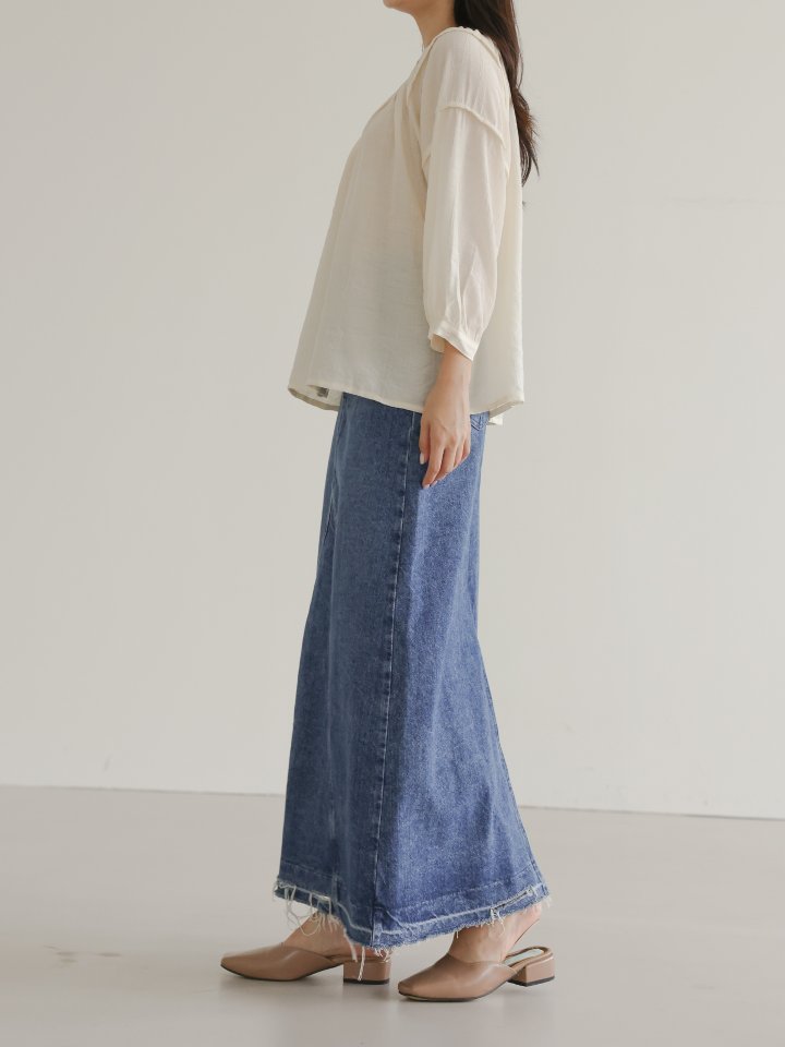 Lovely - Korean Women Fashion - #momslook - Mare Pintuck Blouse - 2