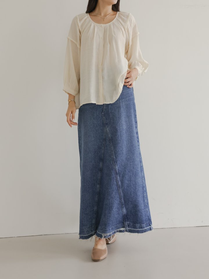 Lovely - Korean Women Fashion - #womensfashion - Mare Pintuck Blouse - 4