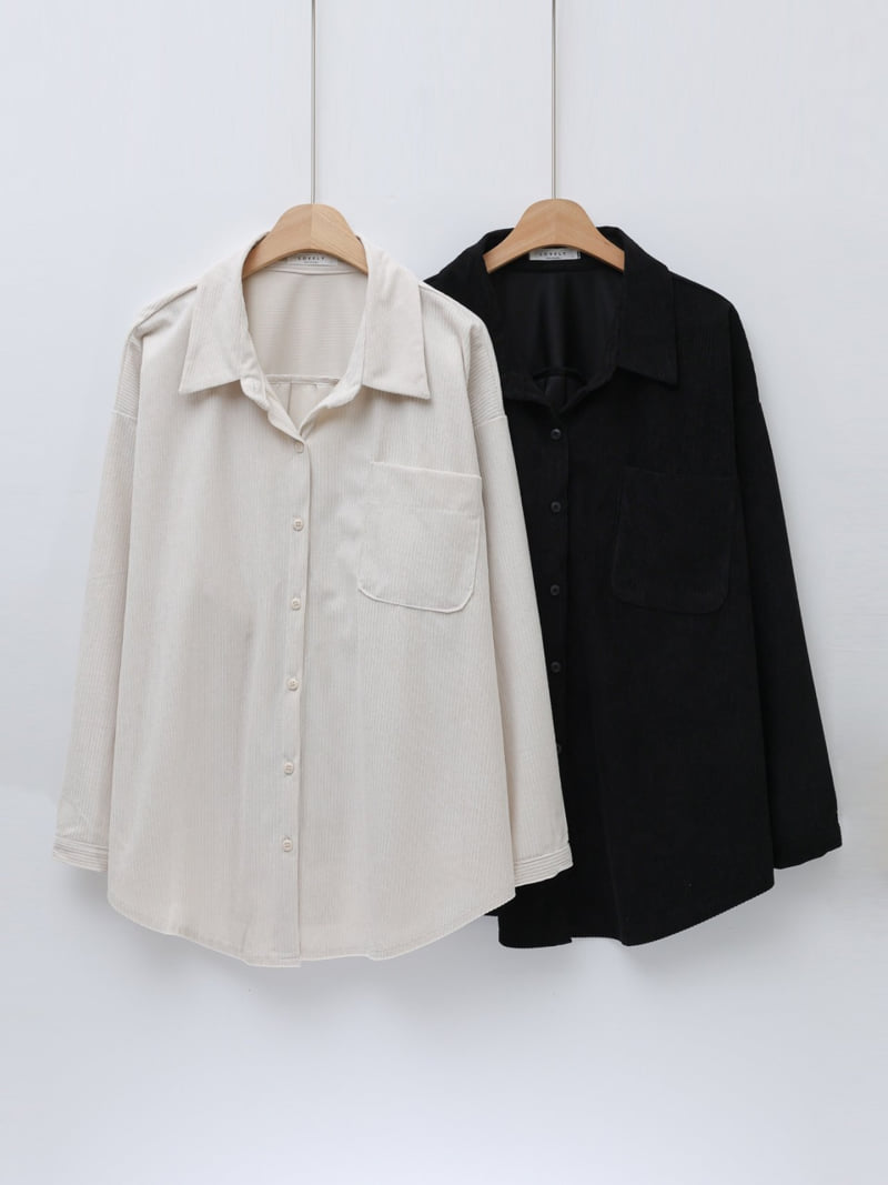 Lovely - Korean Women Fashion - #momslook - May Ribbed Shirt - 12