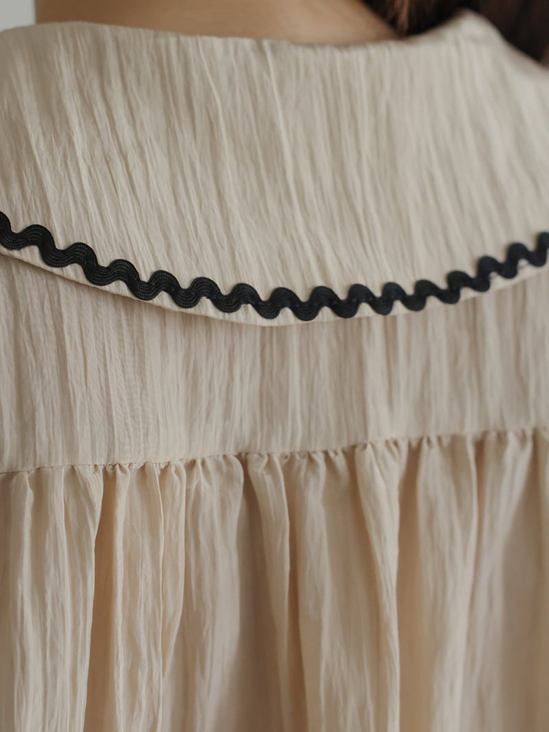 Lovely - Korean Women Fashion - #momslook - Wave Blouse - 9