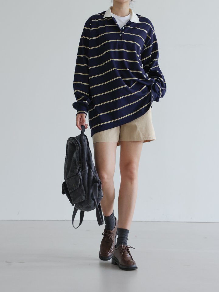 Lovely - Korean Women Fashion - #pursuepretty - Peter Collar Tee