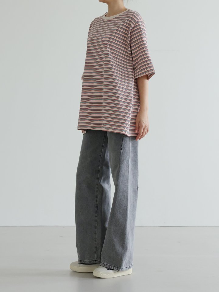 Lovely - Korean Women Fashion - #shopsmall - Toy Stripe Tee - 3