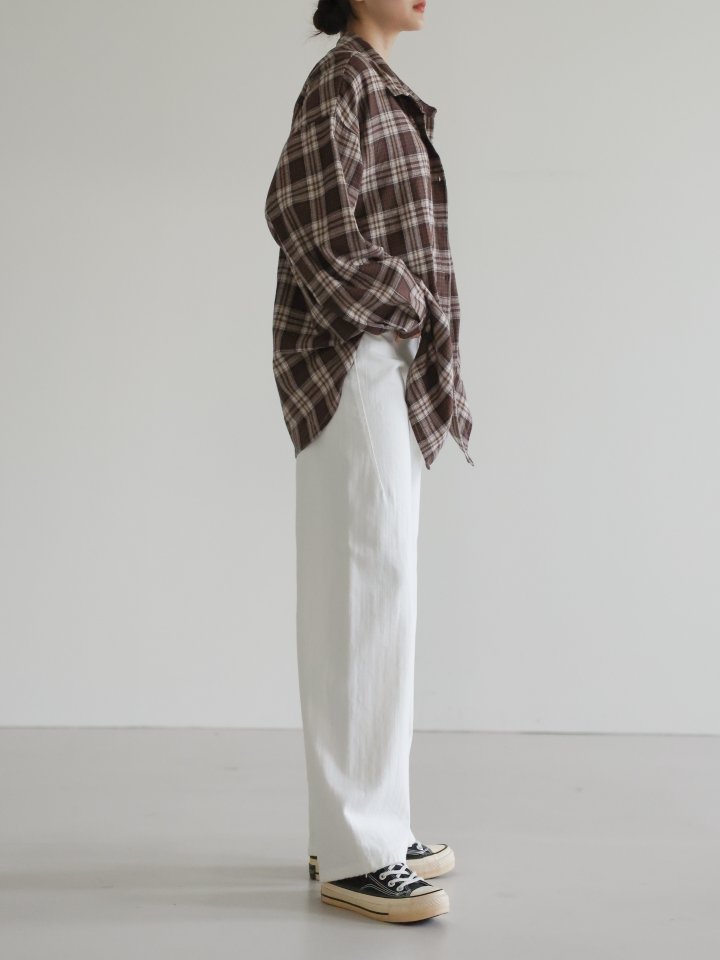 Lovely - Korean Women Fashion - #thatsdarling - Amber Check Shirt - 7