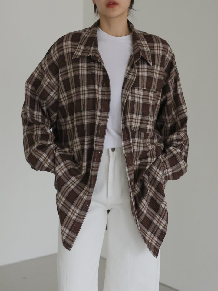 Lovely - Korean Women Fashion - #thelittlethings - Amber Check Shirt - 8