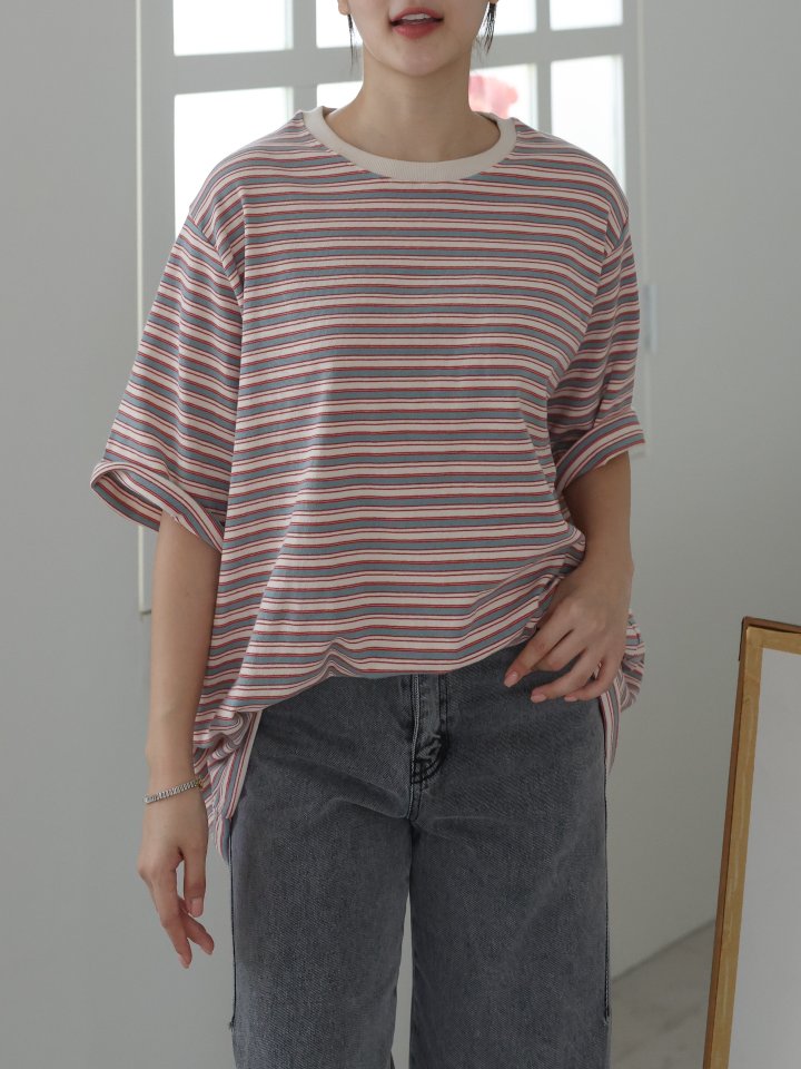Lovely - Korean Women Fashion - #thelittlethings - Toy Stripe Tee - 5