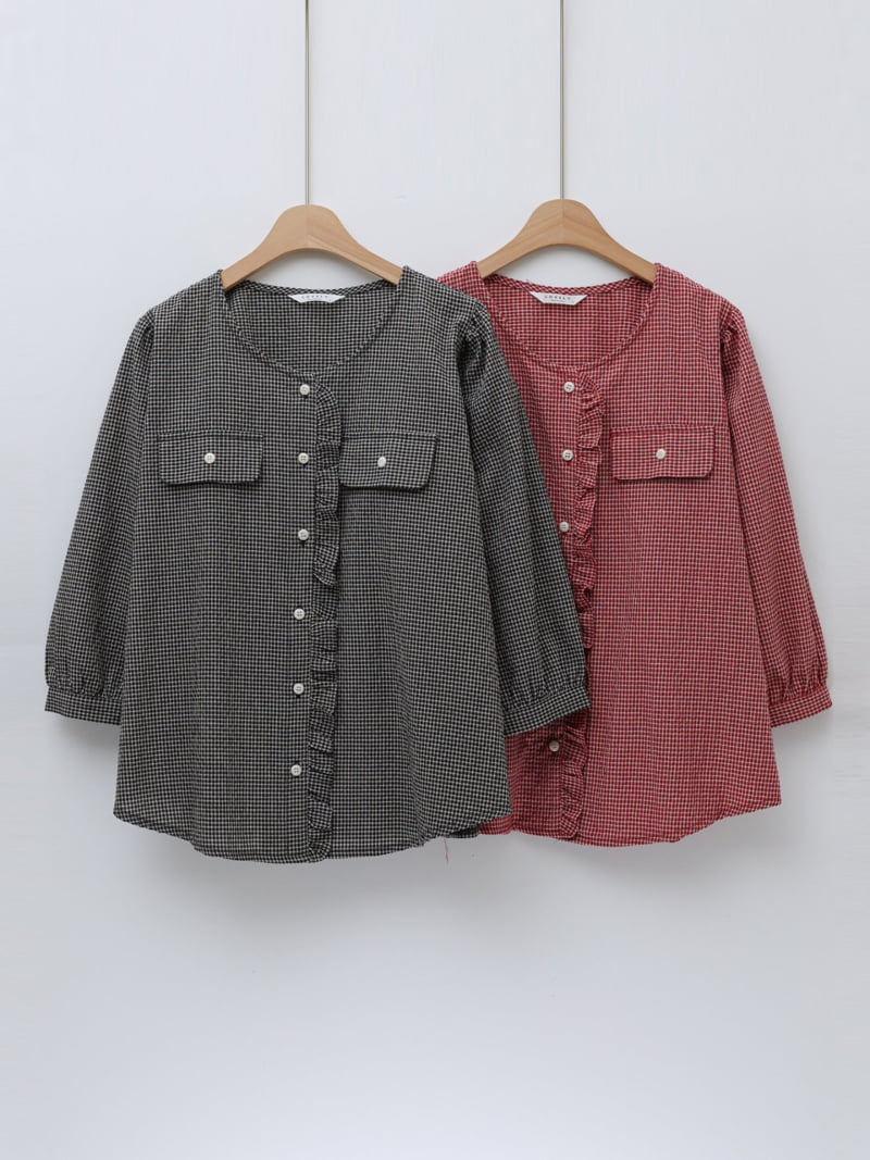 Lovely - Korean Women Fashion - #womensfashion - Egg Blouse - 12