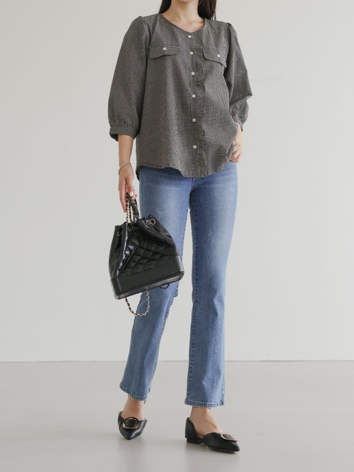 Lovely - Korean Women Fashion - #womensfashion - Egg Blouse - 2