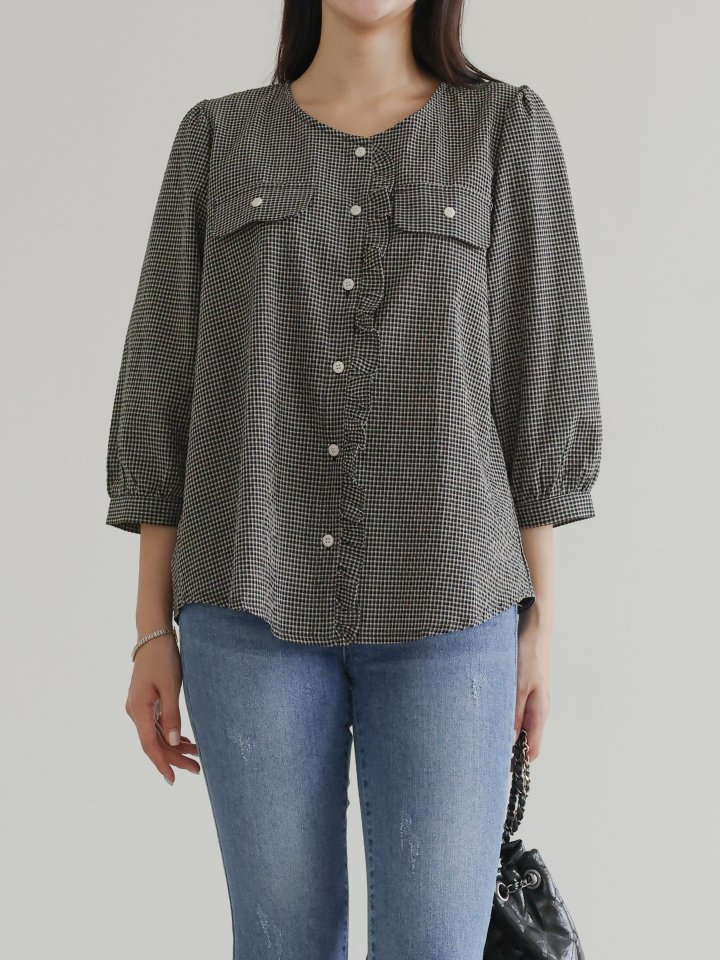 Lovely - Korean Women Fashion - #momslook - Egg Blouse - 4