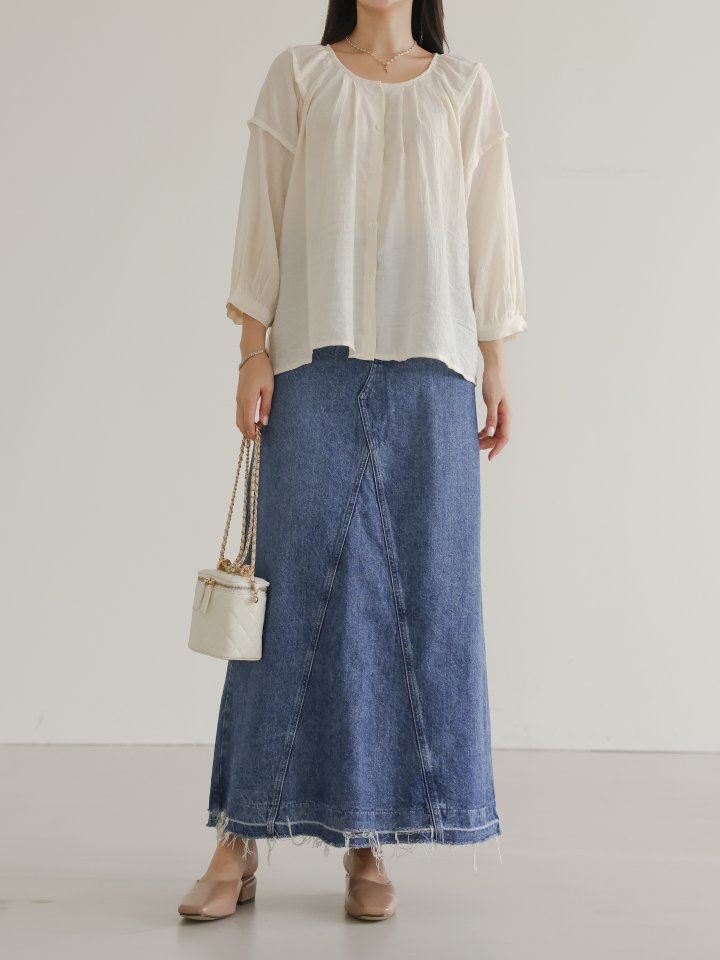 Lovely - Korean Women Fashion - #womensfashion - Mare Pintuck Blouse