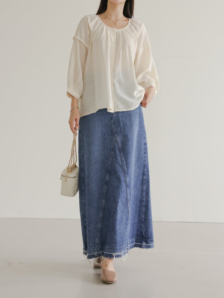 Lovely - Korean Women Fashion - #womensfashion - Mare Pintuck Blouse - 3