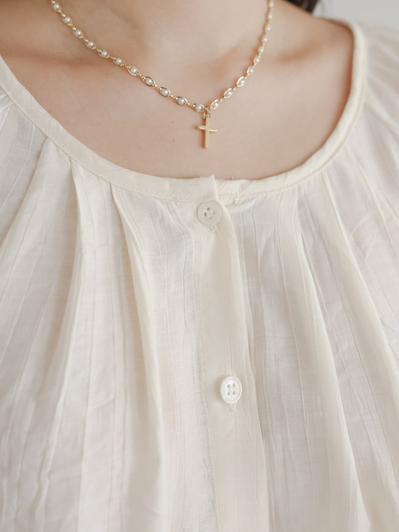 Lovely - Korean Women Fashion - #womensfashion - Mare Pintuck Blouse - 9