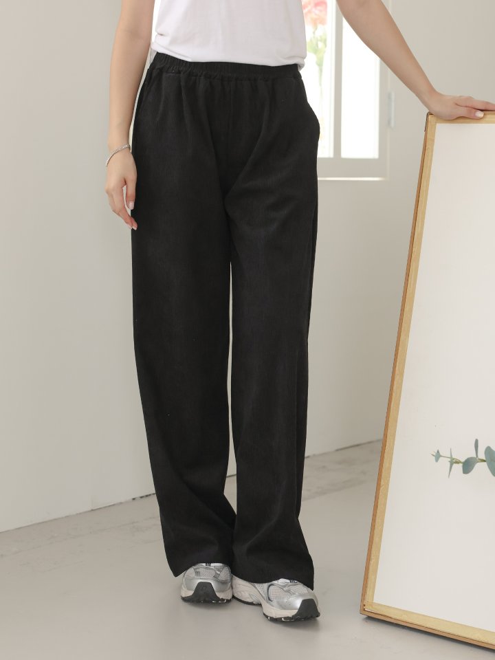Lovely - Korean Women Fashion - #womensfashion - May Ribbed Pants - 7