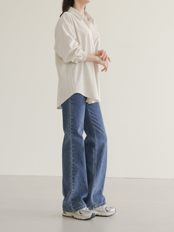 Lovely - Korean Women Fashion - #momslook - May Ribbed Shirt - 4