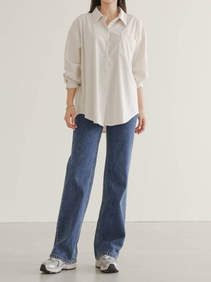 Lovely - Korean Women Fashion - #womensfashion - May Ribbed Shirt - 6