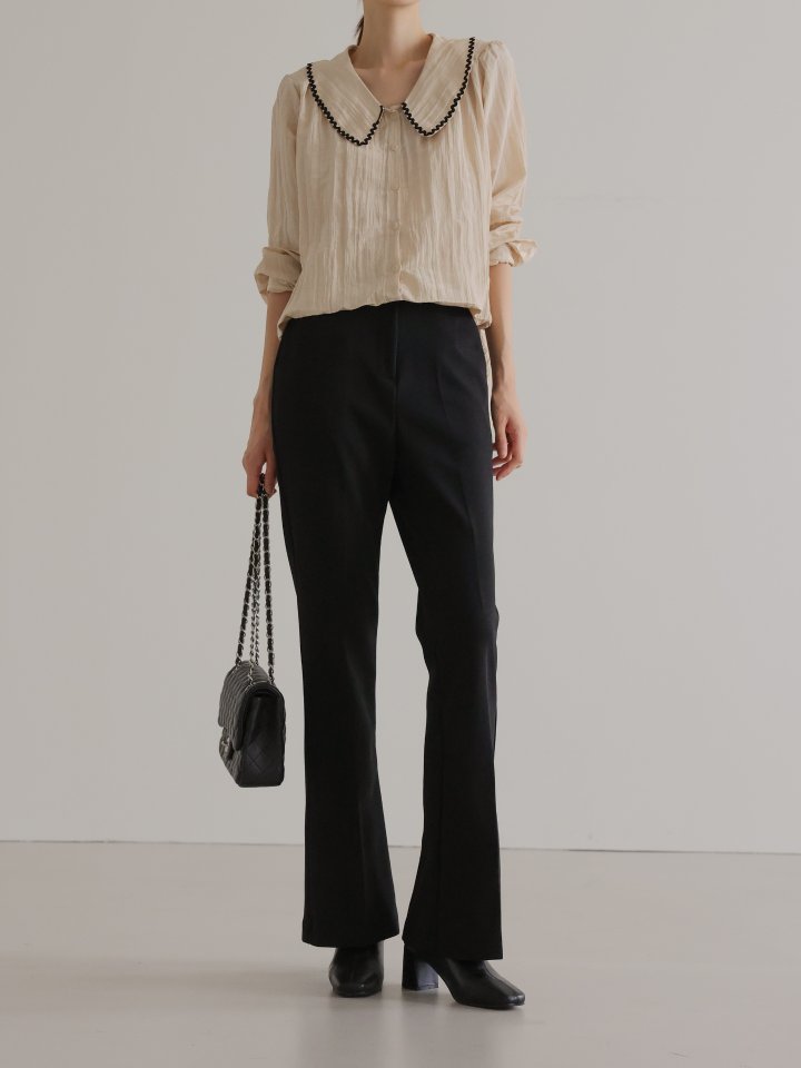 Lovely - Korean Women Fashion - #womensfashion - Wave Blouse