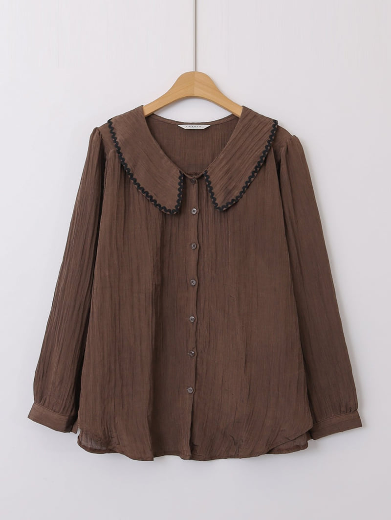 Lovely - Korean Women Fashion - #womensfashion - Wave Blouse - 11