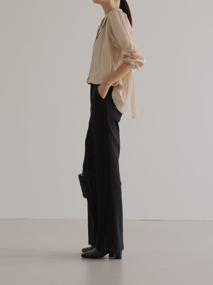 Lovely - Korean Women Fashion - #womensfashion - Wave Blouse - 3