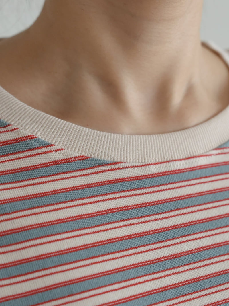 Lovely - Korean Women Fashion - #womensfashion - Toy Stripe Tee - 9