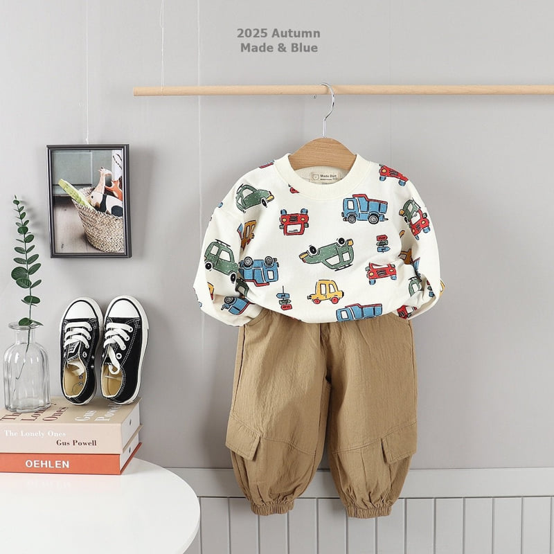 Dino Car Tee by Made Blue for Child - view 7