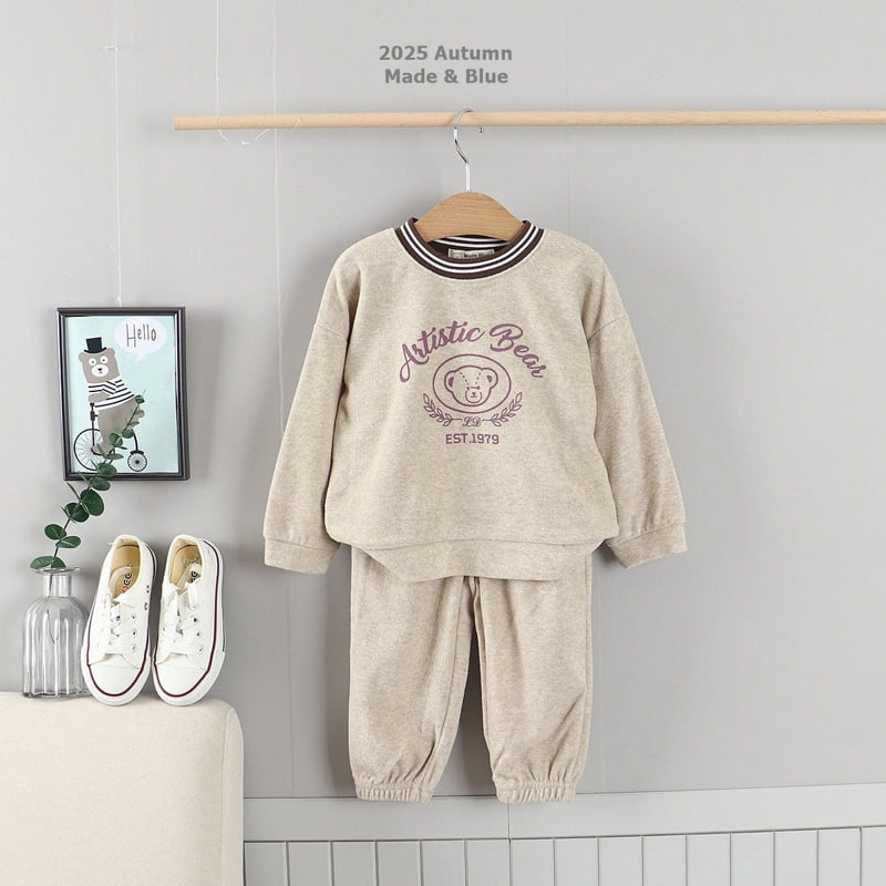 Made Blue - Korean Children Fashion - #childofig - Terry Set - 2