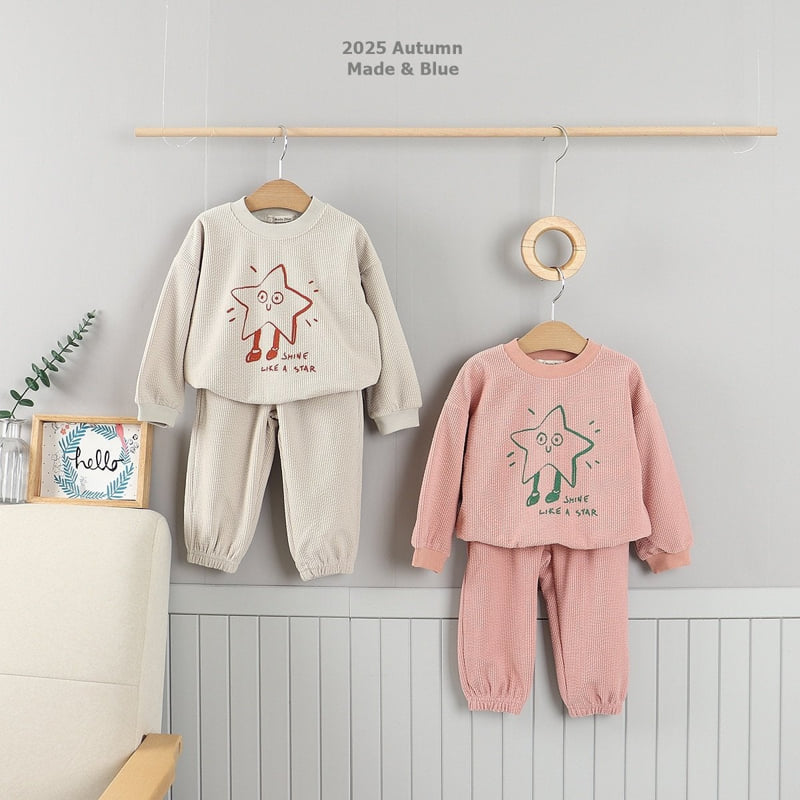 Made Blue - Korean Children Fashion - #childrensboutique - Star Set - 5