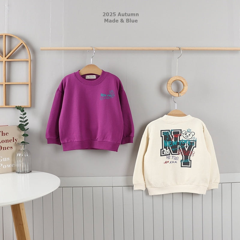 NY Sweatshirt by Made Blue for Child - view 1