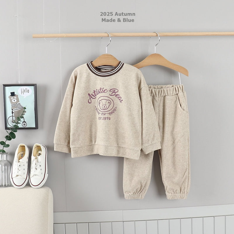 Made Blue - Korean Children Fashion - #discoveringself - Terry Set - 5