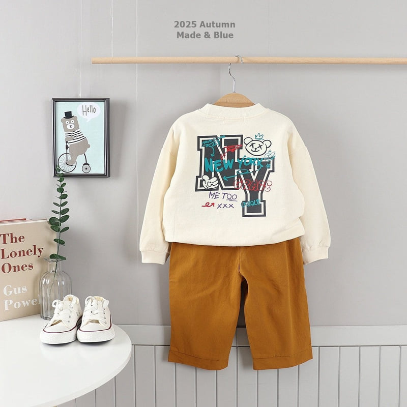 NY Sweatshirt by Made Blue for Child - view 3