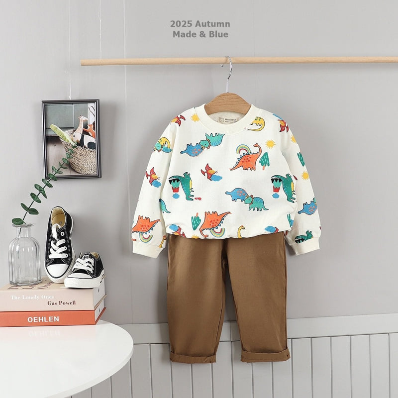 Dino Car Tee by Made Blue for Child - view 3