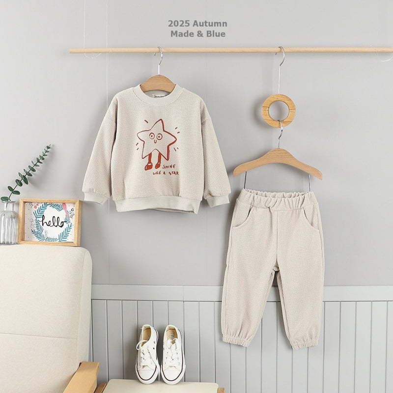 Made Blue - Korean Children Fashion - #kidsshorts - Star Set - 9