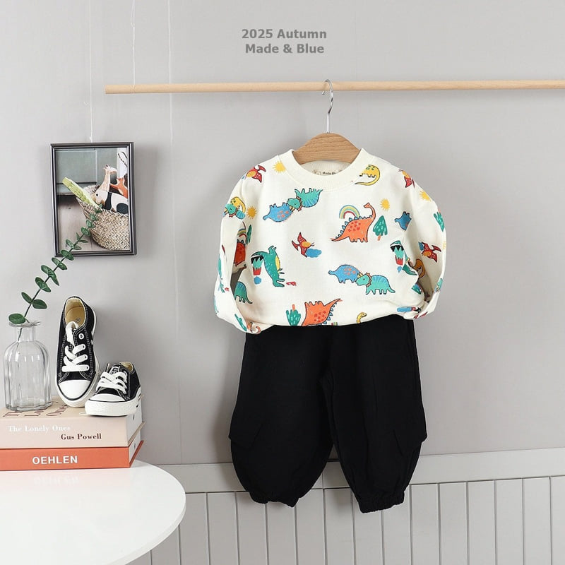Dino Car Tee by Made Blue for Child - view 4
