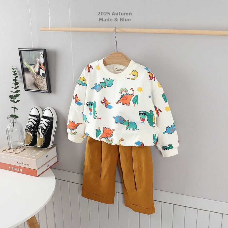 Dino Car Tee by Made Blue for Child - view 6
